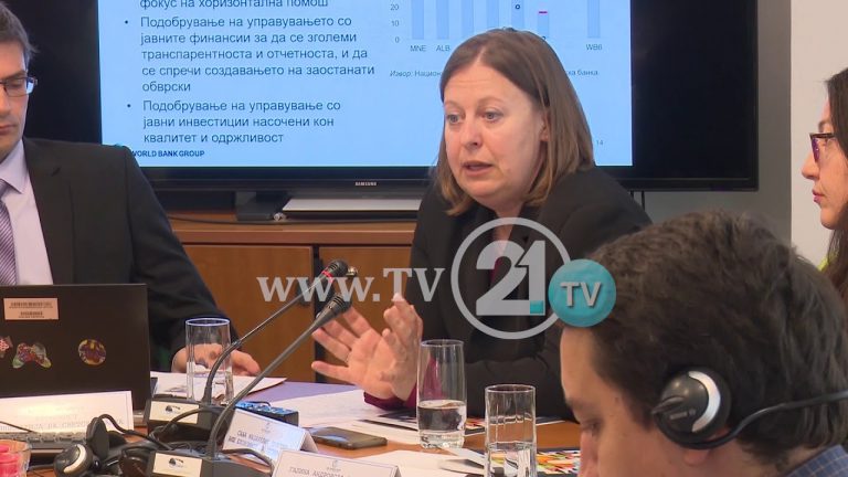 RAPORTI I BANKËS BOTËRORE, “BORXHI PUBLIK I MAQEDONISË  NUK ËSHTË ULUR, GJYSMA E POPULLIT JOAKTIV”