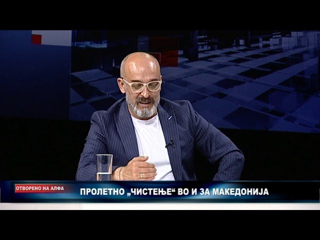 Prof.Dr Dervish Alimi-në AlfaTV / Spastrimet Zaevi duhet ti fillojë nga BDI…
