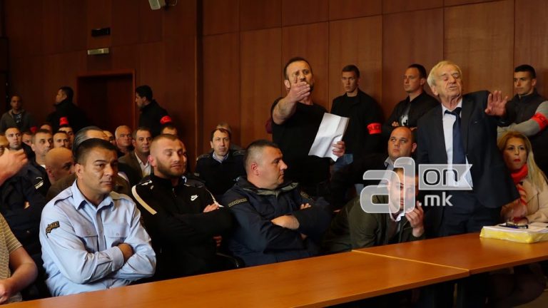 Grupi i Kumanovës i drejtohet Gjykatëses: Fol shqip, këtu është Shqipëri… (video pamje a1on.mk)