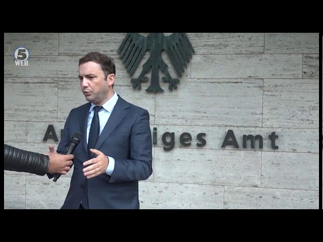 Bujar Osmani / Gjermania pritet të vendosë për nisjen e bisedimeve mes KE dhe RMV më 26 shtator 2019