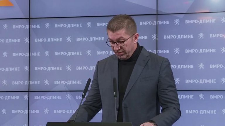 Mickoski: Ligji për gjuhët, marketing politik i Zaevit për votat e shqiptarëve