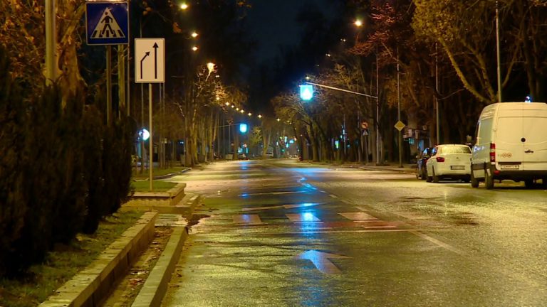 (Video) Ora policore në Shkup