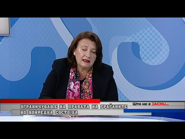 Mirjana Lazarova Trajkovska-nga Gjykata Supreme: Qeveria nuk mund të ndërhyjë në të drejtën e të ardhurave të qytetarëve (video)