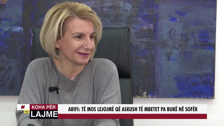 Teuta Arifi / Të mos lejojmë që askush të mbetet pa bukë në sofër (VIDEO)
