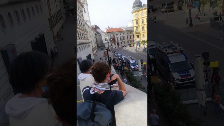 Protesta në Vjenë – qytetarët thonë se koronavirusi është gënjeshtër (VIDEO)