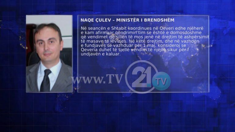 Orë policore nga e enjtja deri të hënën? 1 maji, kundërshtime në Qeveri për izolimin
