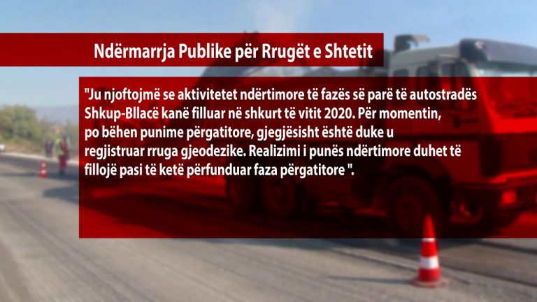Ndërtimi i autostradës Shkup-Bllacë është “bllokuar” për shkak të shpronësimit