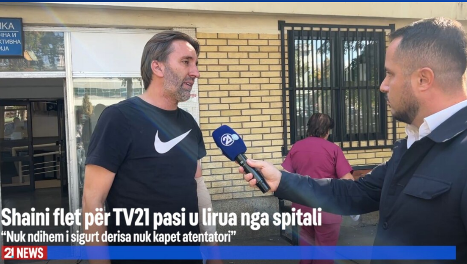 Mjeku Zekirja Shaini flet për TV21 pasi u lirua nga Spitali  Nuk ndihem i sigurt derisa nuk kapet atentatori